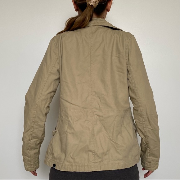 🫶🏼 Beige Modern Streetstyle Womens Small Fall Jacket - Bench 🫶🏼 - Picture 3 of 4